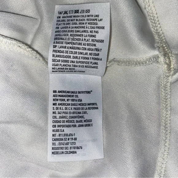 American Eagle Outfitters Floral Long Sleeve Mini Dress Large - Picture 7 of 8